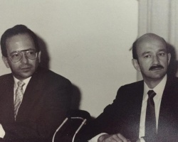 Con el Presidente Salinas Con el Presidente Salinas